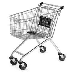 A supermarket shopping trolley (stock image)