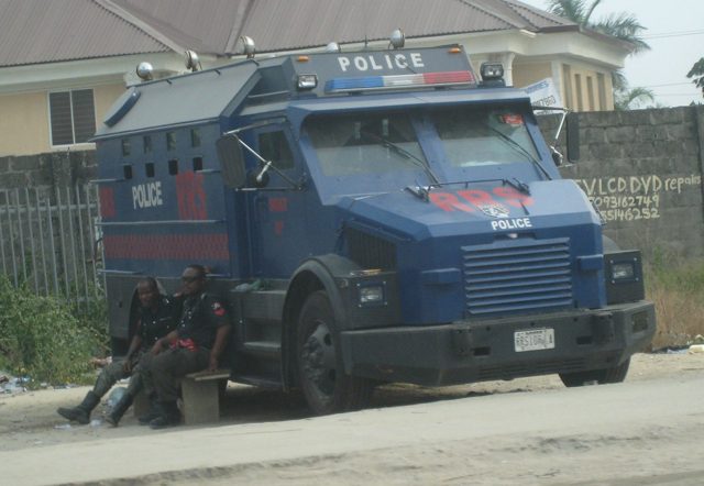 A Nigeria Police armoured vehicle (stock image)